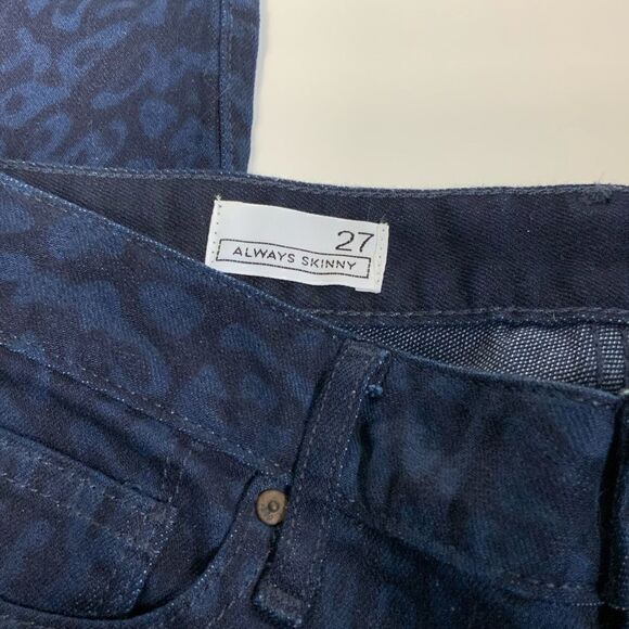 Women’s GAP leopard print skinny jeans - Picture 3 of 5